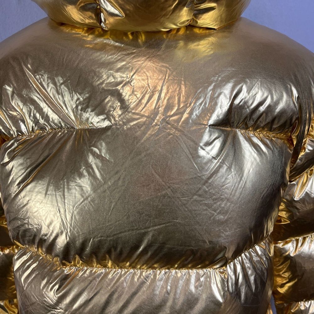 TNA Metallic Gold Puffer Jacket - Picture 16 of 16